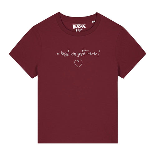 A bissl wos geht imma Damen T-Shirt BavaRosi Fashion Bayerische Damenshirts