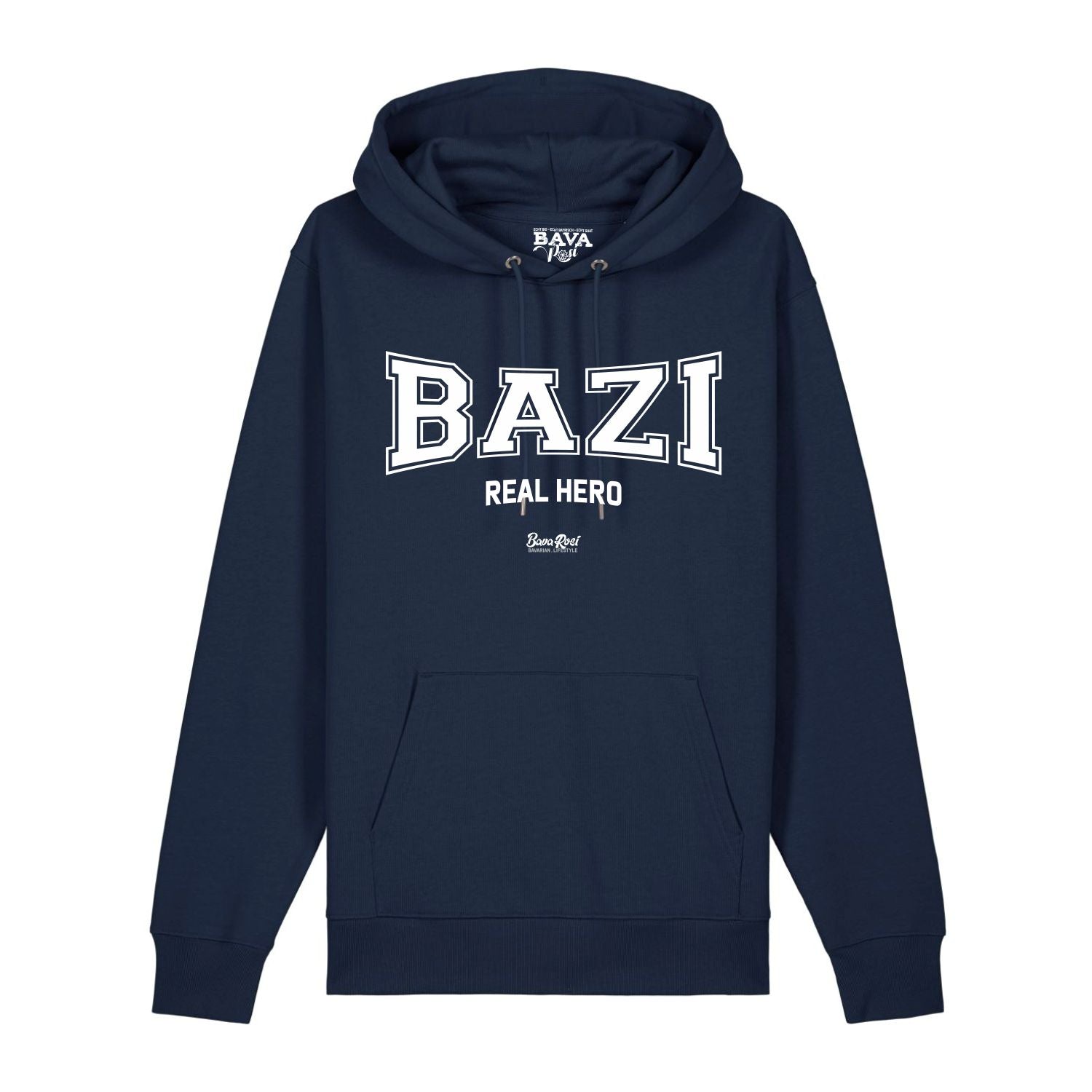 Bazi Real Hero Hoodie BavaRosi Fashion Bayerische Hoodies München Regensburg Augsburg Ingolstadt Rosenheim Garmisch Mode Shop