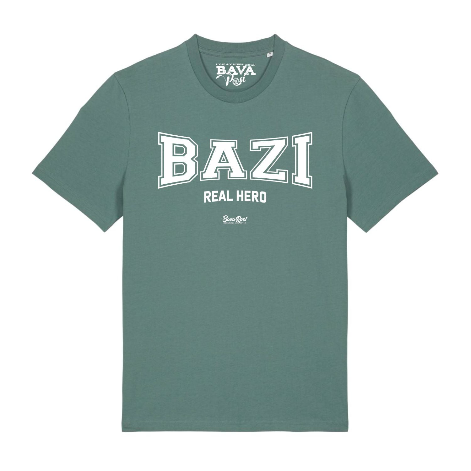 Bazi Real Hero T-Shirt Bayerische T-Shirts München Augsburg Regensburg Passau Garmisch Ingolstadt Mode Shop Bavarosi Fashion