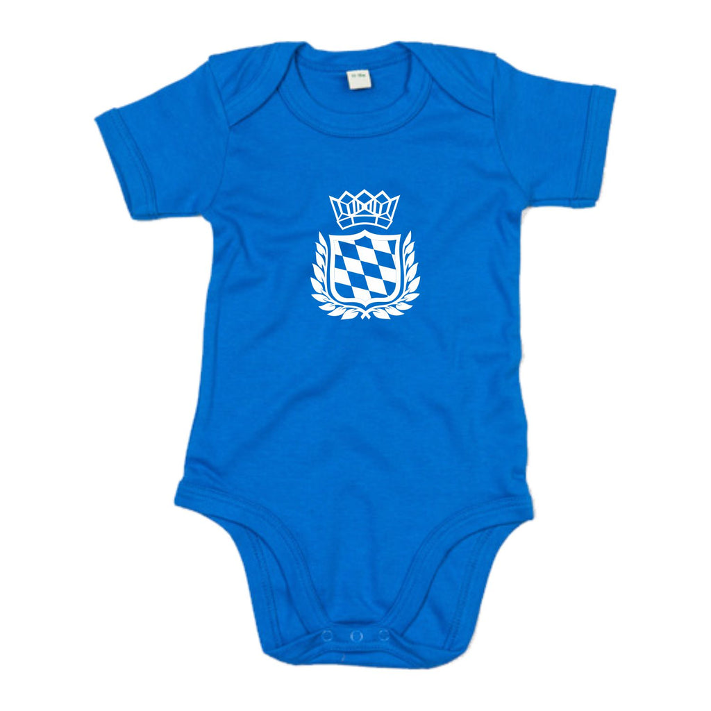 Babymode Bayern Wappen Baby Body Bayerische Babykleidung München Regensburg Passau Shop by BavaRosi