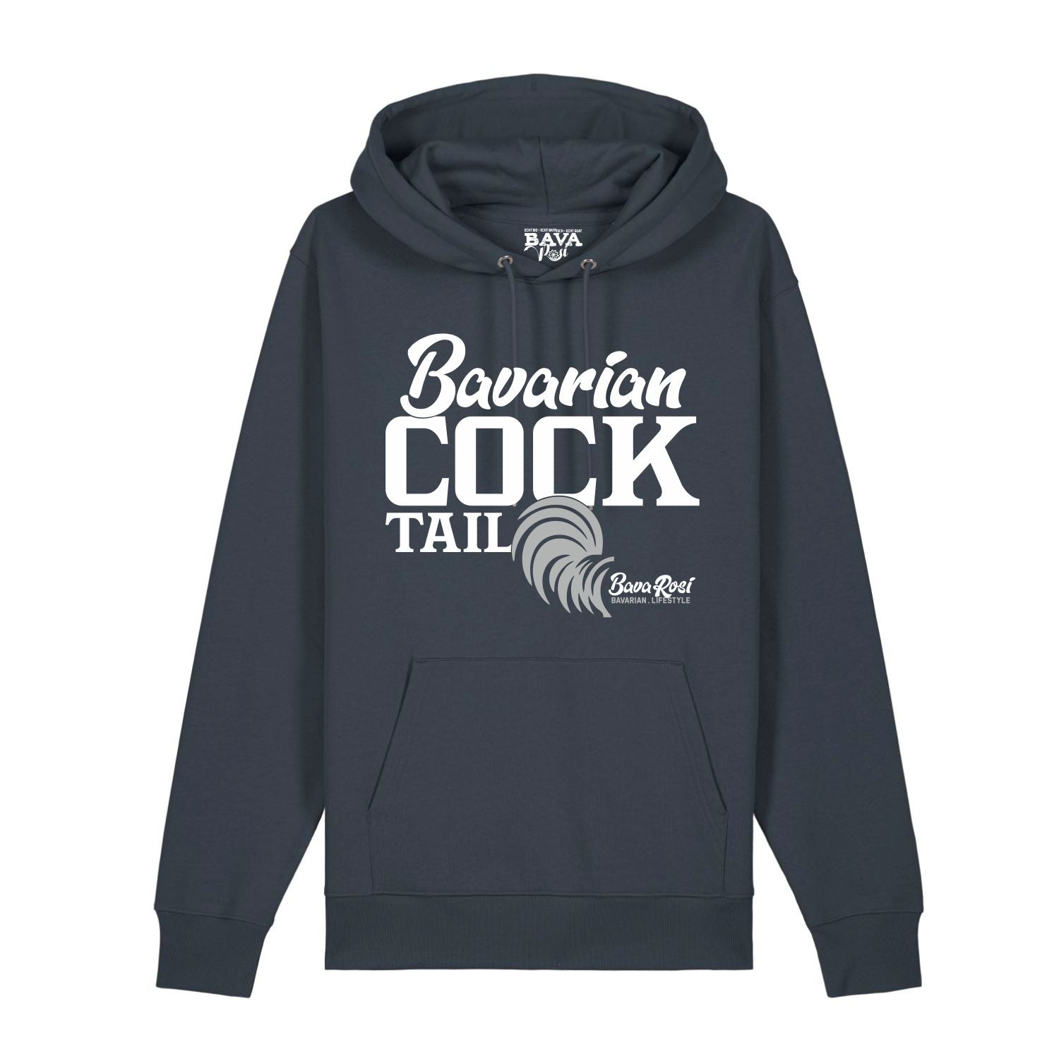Bavarian Cocktail Hoodie BavaRosi Fashion Bayerische Hoodies Berge München Füssen Garmisch Mittenwald Landshut Rosenheim Tegernsee Mode Shop