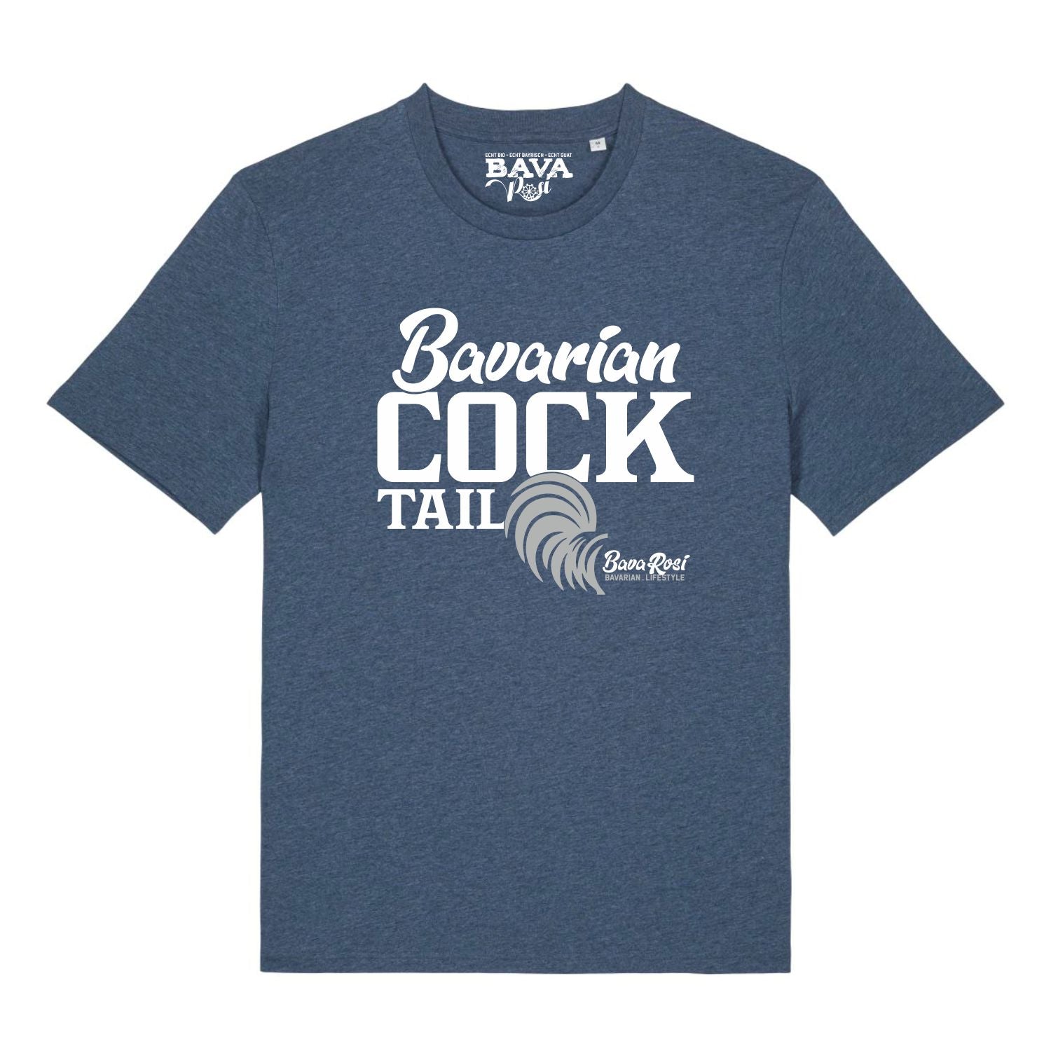 Bavarian Cocktail T-Shirt BavaRosi Fashion Bayerische T-Shirts Ammersee Starnberger See Tegernsee Füssen Garmisch Rosenheim München Mode Shop