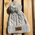 Bommlmützn #SCHEENS MADL Bayerische Bommelmütze für Damen | Strickmütze mit Winter-Bommel