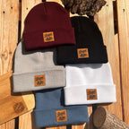 Mützn #BASSDSCHO Bayern Beanie mit Lederlabel für Damen & Herren | Bayerische Strickmütze