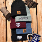 Mützn #ROYALBAVARIAN Bayern Beanie mit Lederlabel für Damen & Herren | Bayerisches Wappen Strickmütze