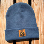 Mützn #ROYALBAVARIAN Bayern Beanie mit Lederlabel für Damen & Herren | Bayerisches Wappen Strickmütze