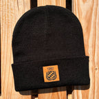 Mützn #ROYALBAVARIAN Bayern Beanie mit Lederlabel für Damen & Herren | Bayerisches Wappen Strickmütze