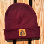 Mützn #ROYALBAVARIAN Bayern Beanie mit Lederlabel für Damen & Herren | Bayerisches Wappen Strickmütze