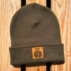 Mützn #ROYALBAVARIAN Bayern Beanie mit Lederlabel für Damen & Herren | Bayerisches Wappen Strickmütze