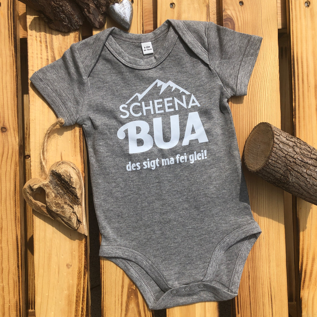 #SCHEENABUA Bayerischer Baby Body | Süße Babysachen für Jungen als Geschenk zur Geburt