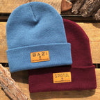 Mützn #BAZI Bayern Beanie mit Lederlabel für Herren | Bayerische Strickmütze