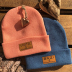 Mützn #SPATZL Bayern Beanie mit Lederlabel für Damen | Bayerische Strickmütze