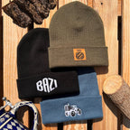 Mützn #ROYALBAVARIAN Bayern Beanie mit Lederlabel für Damen & Herren | Bayerisches Wappen Strickmütze