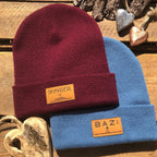 Mützn #SKIHASERL Bayern Beanie mit Lederlabel für Damen | Bayerische Strickmütze