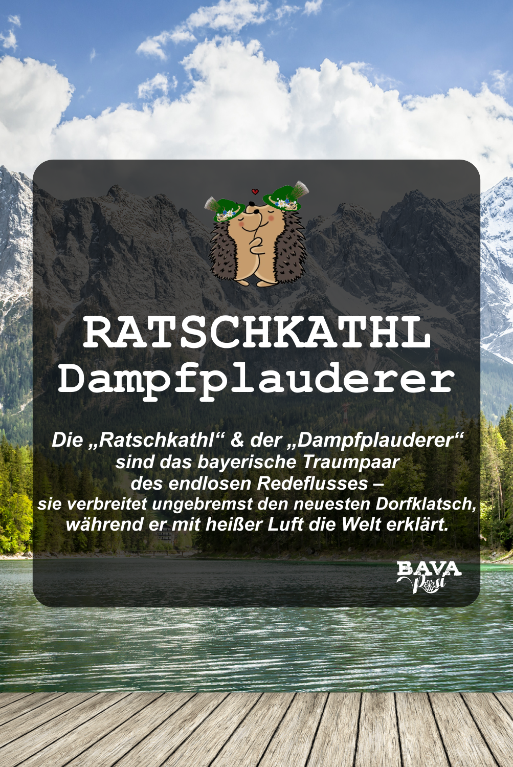 Ratschkattl und Dampfplauderer Bayerische Flüche und bayerische Schimpfwörter und Beleidigungen BavaRosi Fashion