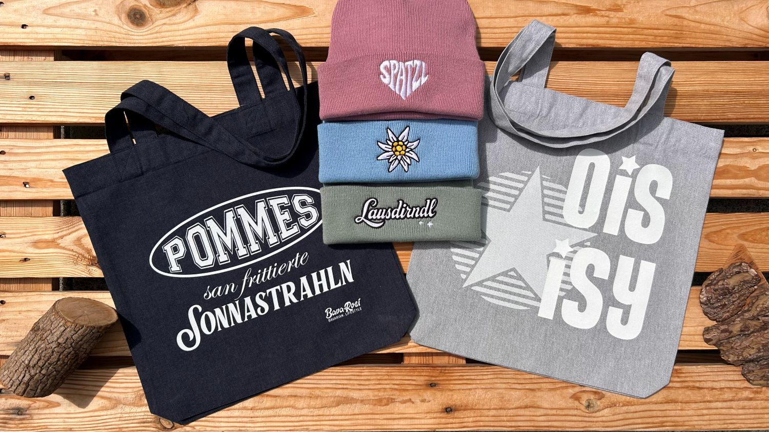 Bayerische Taschen und Tragetaschen BavaRosi Fashion Stofftaschen Jutebeutel Bayern Geschenke und Mitbringsel München Regensburg Ingolstadt Augsburg Rosenheim Geisenfeld Vohburg Pfaffenhofen Schrobenhausen Garmisch