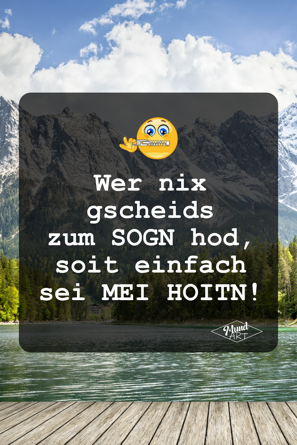 Mei Hoitn Bayerische Flüche und bayerische Schimpfwörter und Beleidigungen BavaRosi Fashion
