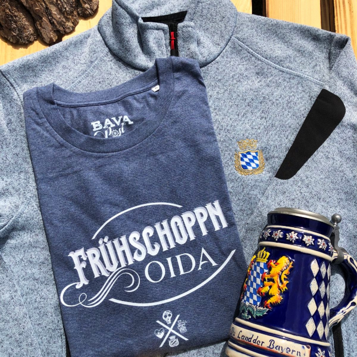 #FRÜHSCHOPPN Herren T-Shirt aus Bio Baumwolle