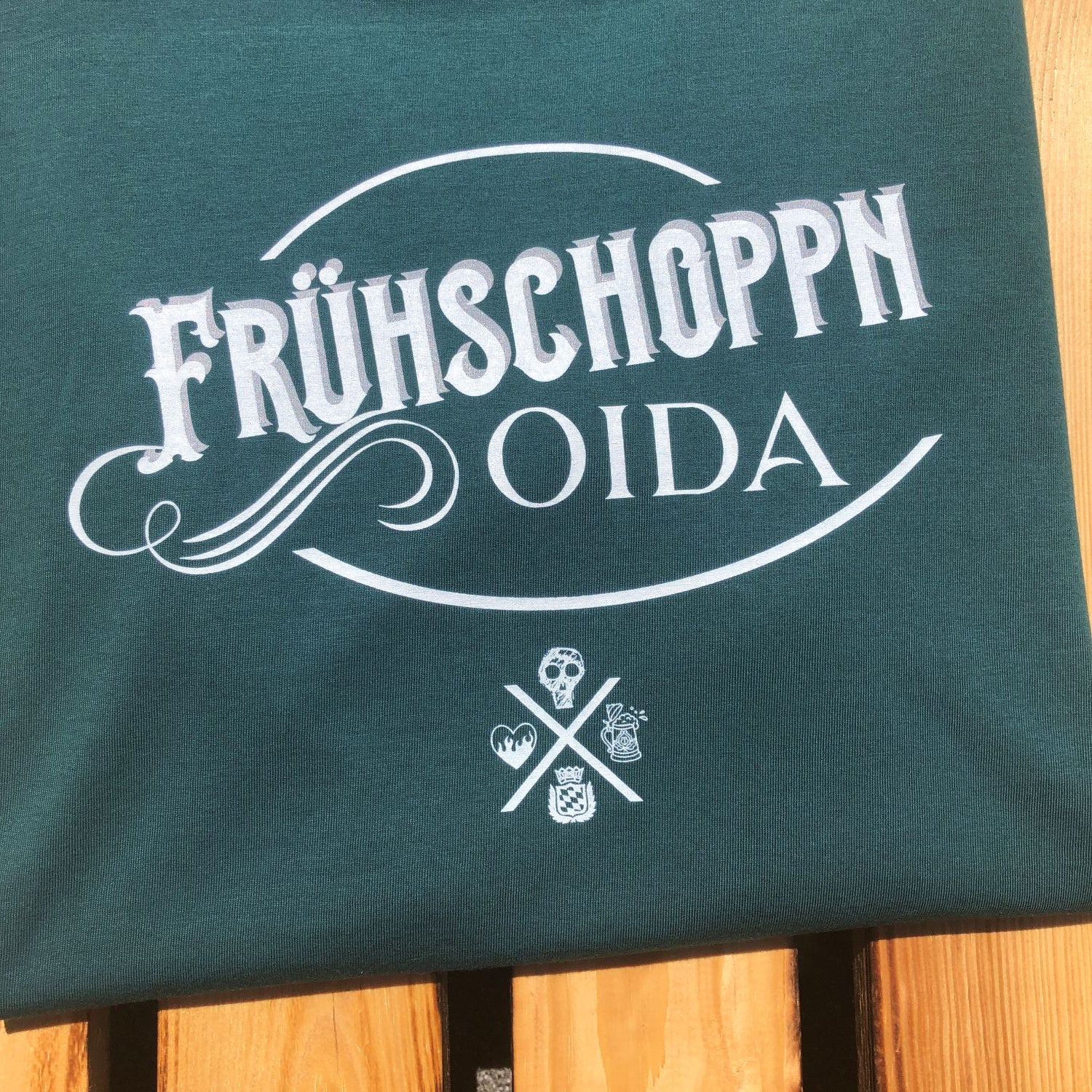 #FRÜHSCHOPPN Herren T-Shirt aus Bio Baumwolle