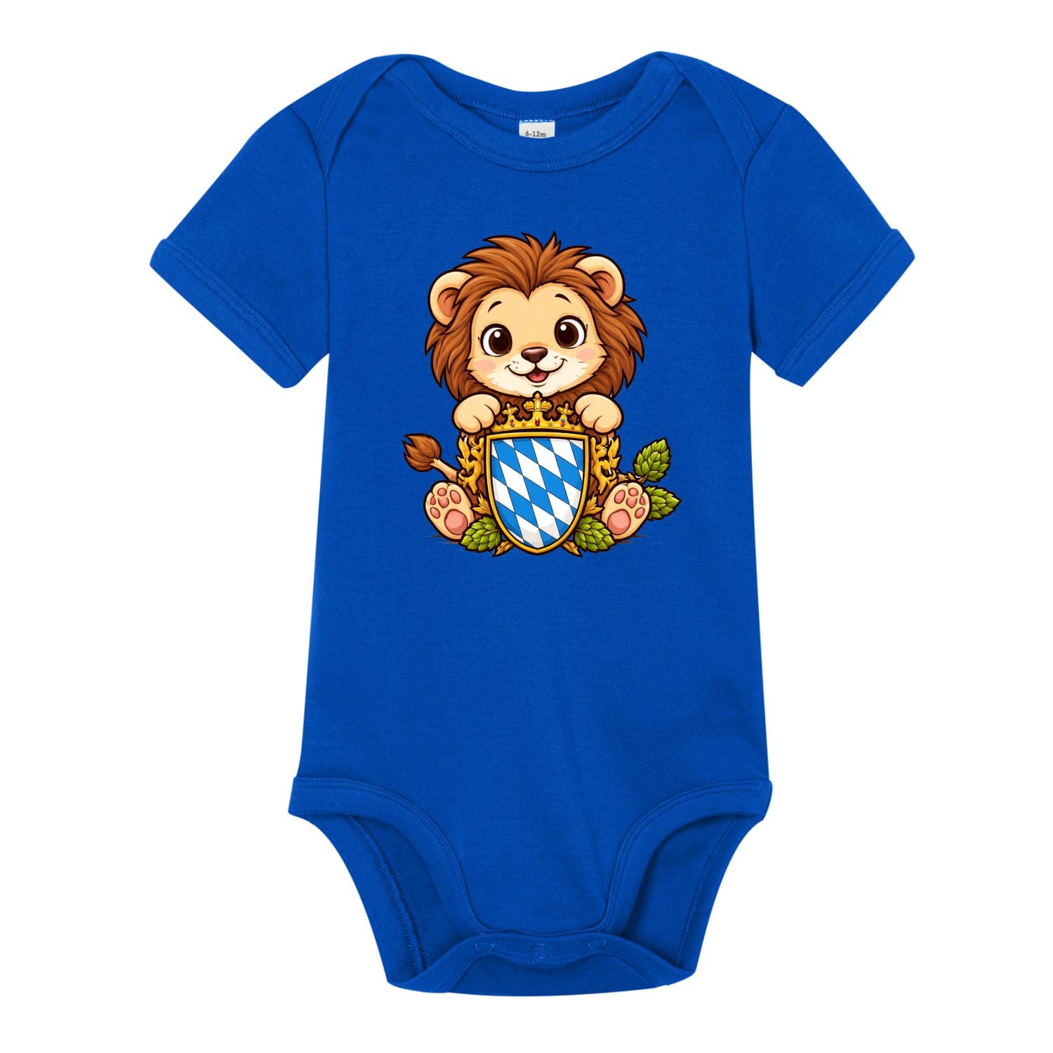 Bayerischer Löwe Baby Body BavaRosi Fashion Babykleidung Babysachen Jungen Mädchen München Strawanza Buadep Bavarian Caps Geisenfeld Vohburg Pfaffenhofen Regensburg Ingolstadt Marktstadl Shop