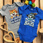 #BAZI Skull Bayerischer Baby Body | Süße Babysachen für Jungen als Geschenk zur Geburt