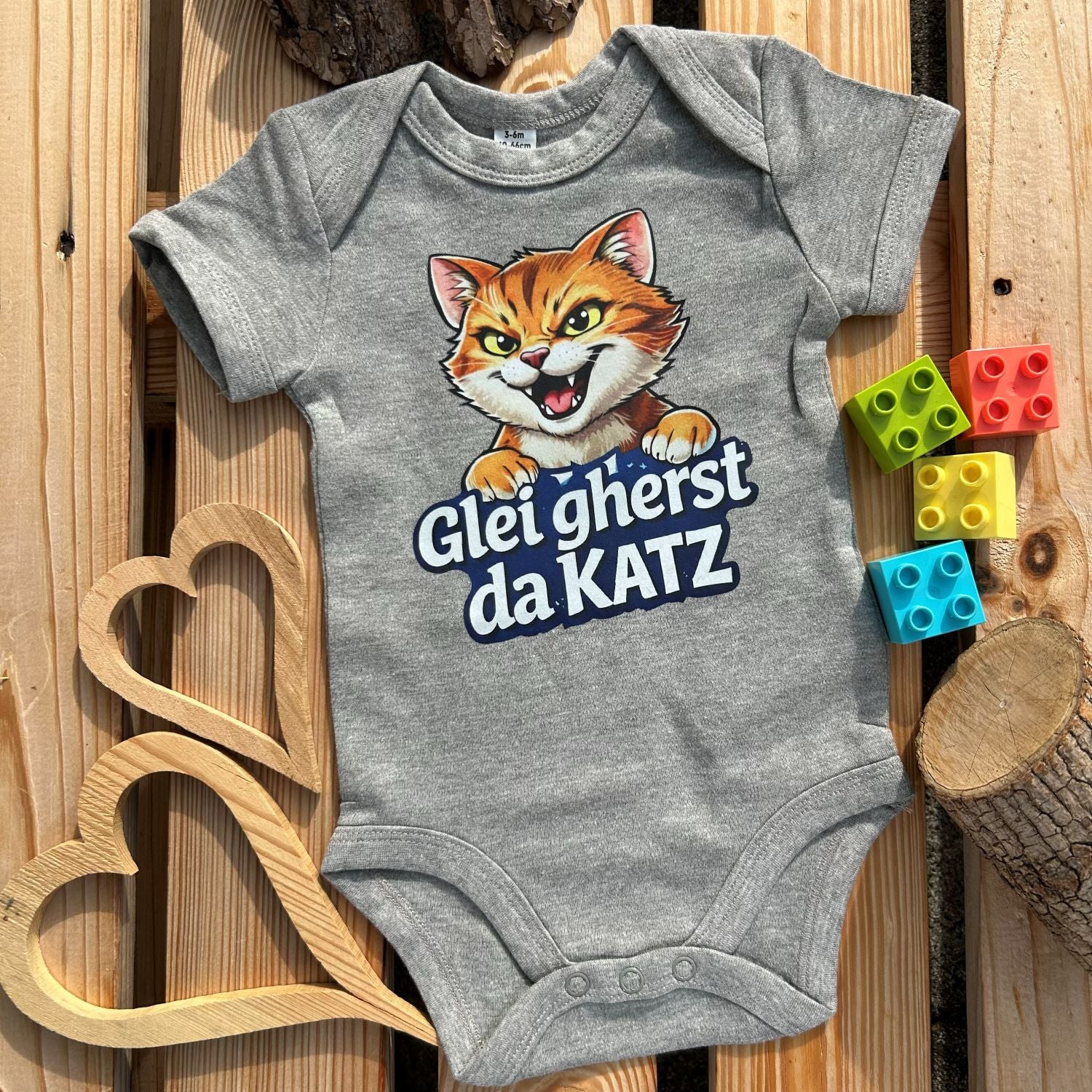 #KATZ Bayerischer Baby Body | Süße Babysachen für Jungen und Mädchen als Geschenk zur Geburt