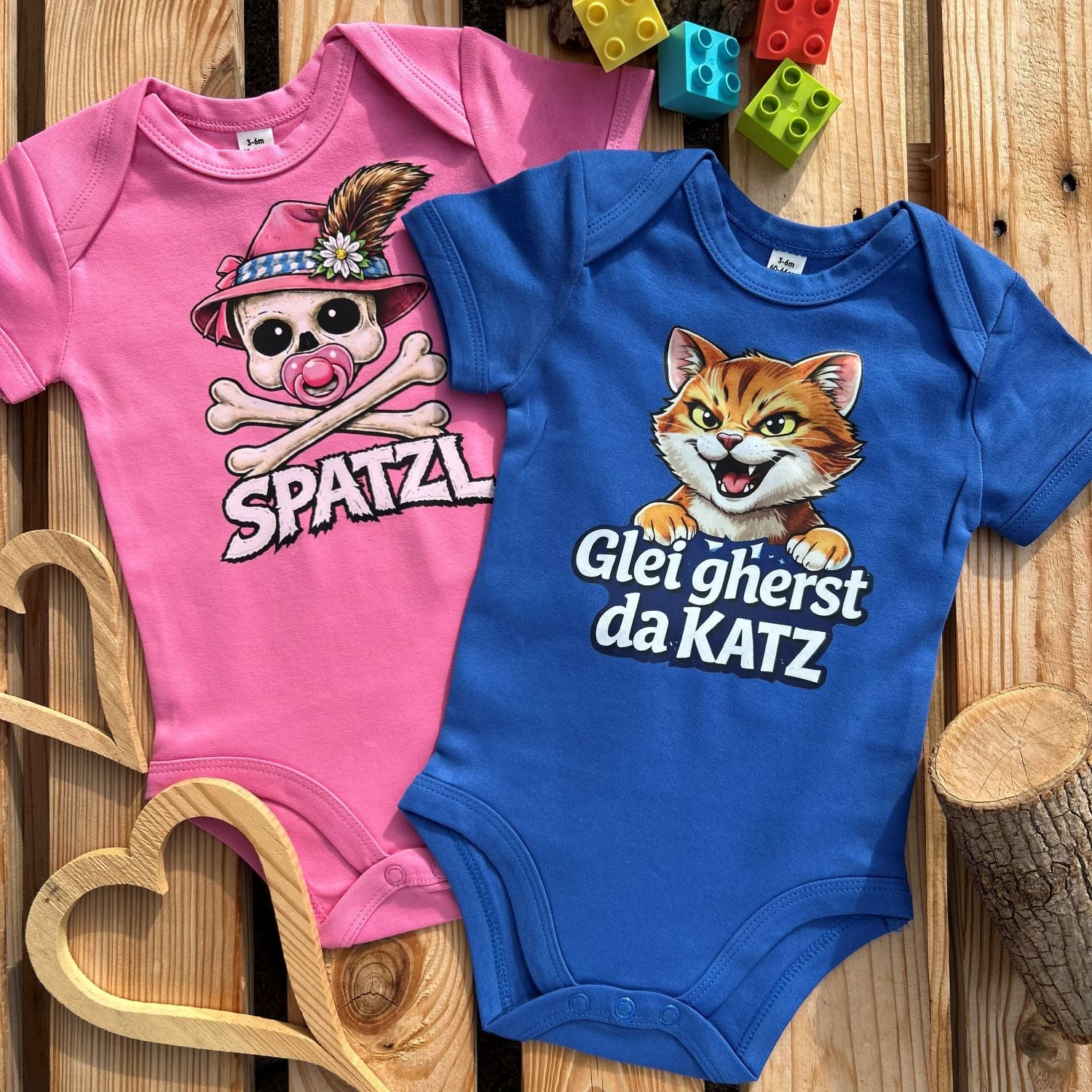 #KATZ Bayerischer Baby Body | Süße Babysachen für Jungen und Mädchen als Geschenk zur Geburt