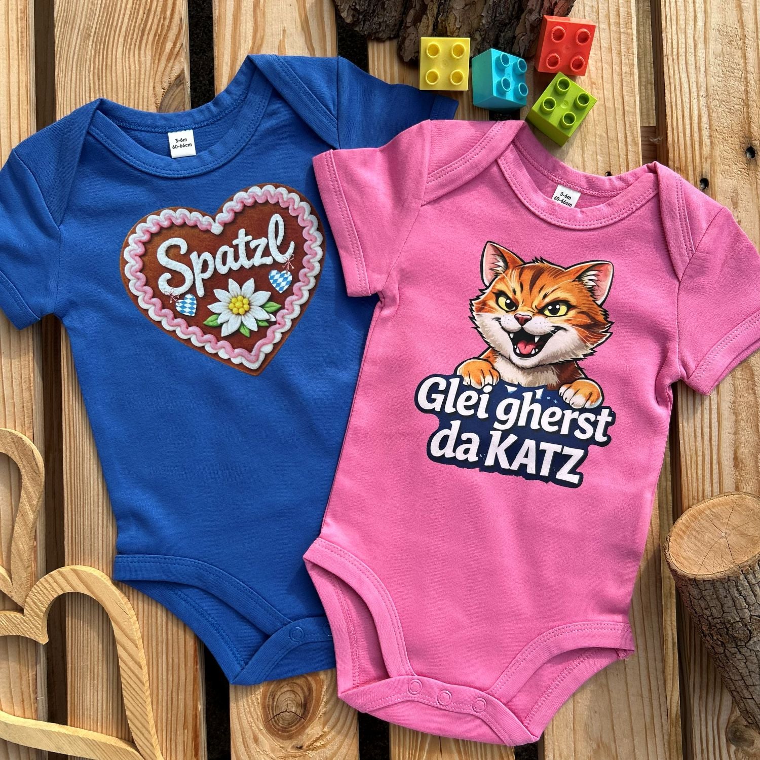 #KATZ Bayerischer Baby Body | Süße Babysachen für Jungen und Mädchen als Geschenk zur Geburt