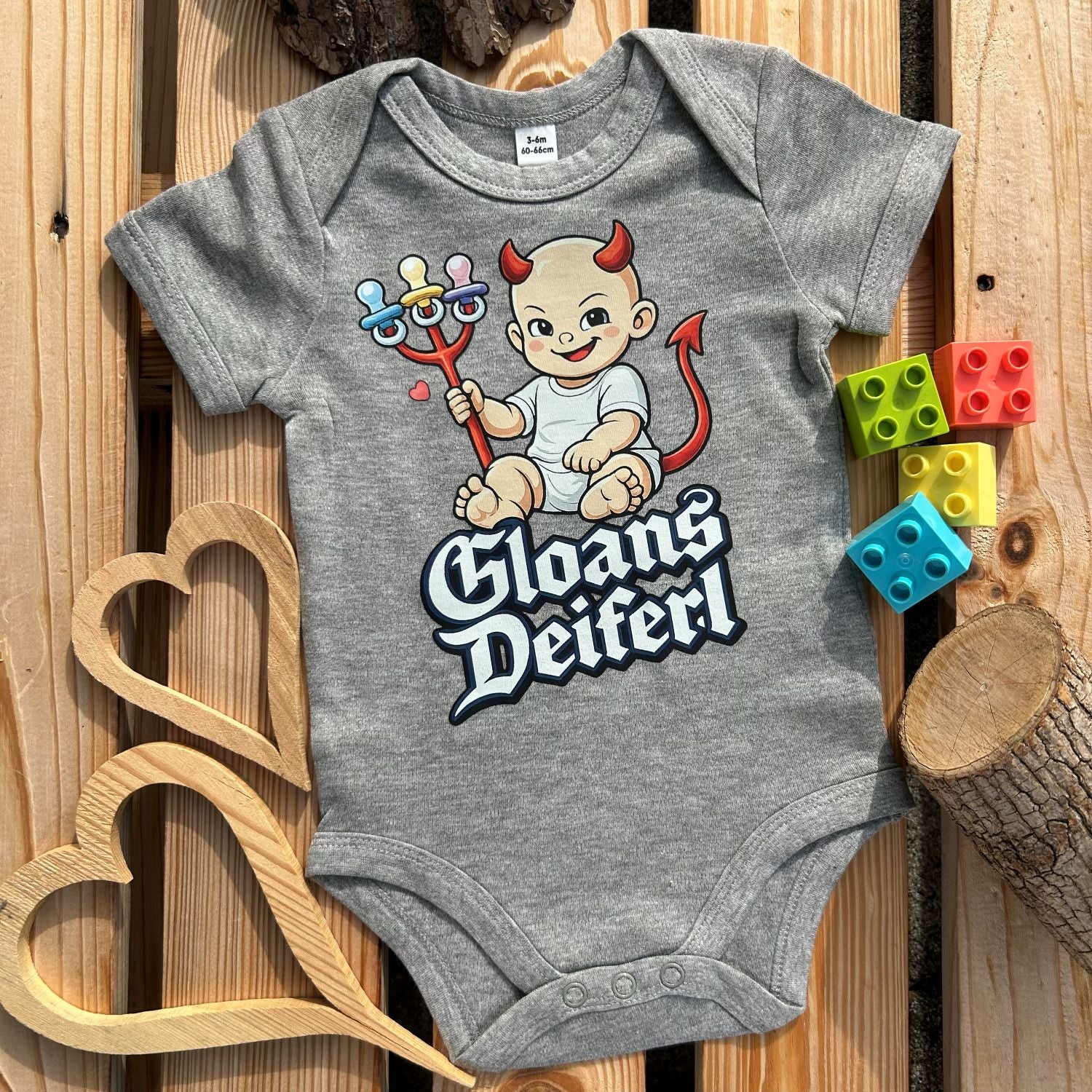 #GLOANSDEIFERL Bayerischer Baby Body | Süße Babysachen für Jungen und Mädchen als Geschenk zur Geburt