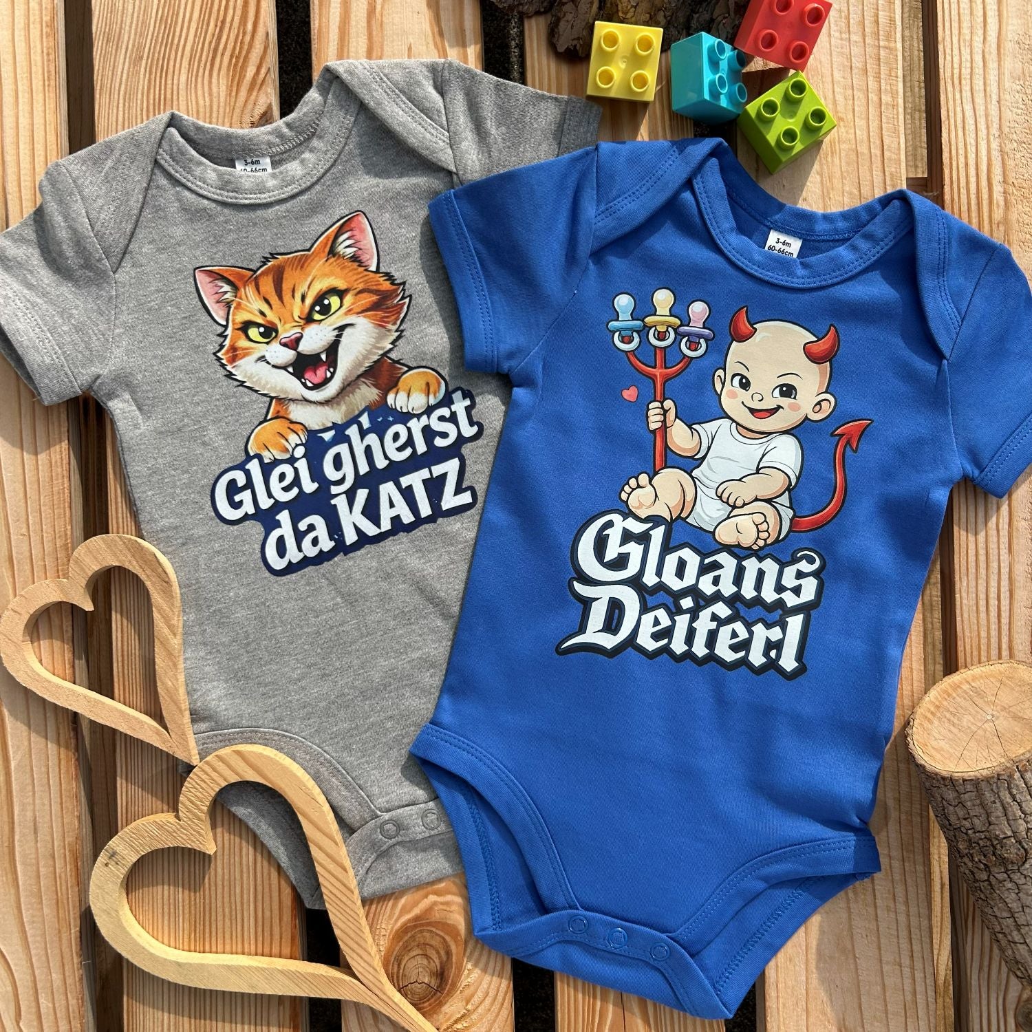 #GLOANSDEIFERL Bayerischer Baby Body | Süße Babysachen für Jungen und Mädchen als Geschenk zur Geburt
