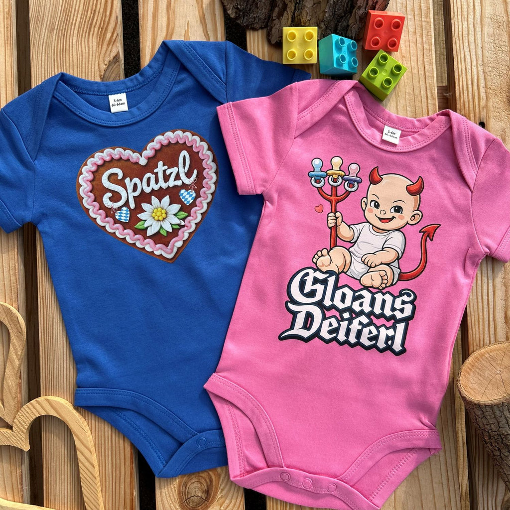 #GLOANSDEIFERL Bayerischer Baby Body | Süße Babysachen für Jungen und Mädchen als Geschenk zur Geburt