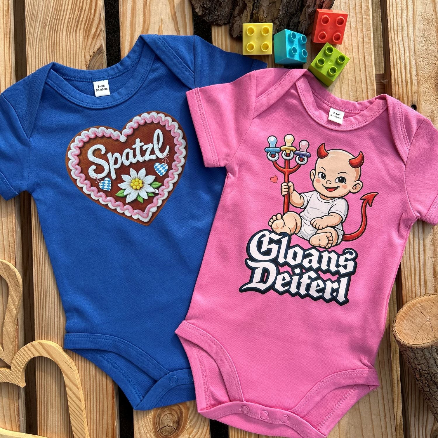 #GLOANSDEIFERL Bayerischer Baby Body | Süße Babysachen für Jungen und Mädchen als Geschenk zur Geburt