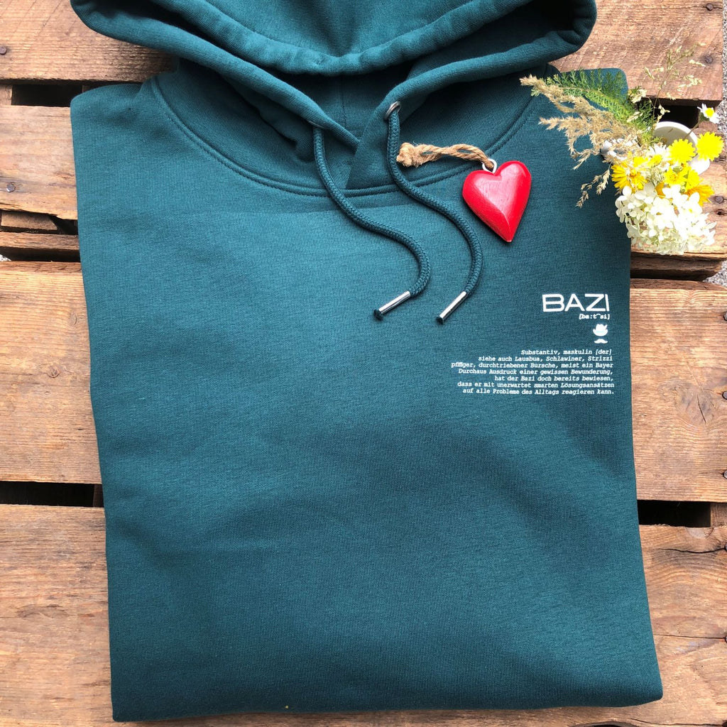 #BAZI Herren Hoodie aus Bio-Baumwolle | Bayerischer Kapuzenpullover