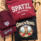 #GAMSNROSES Soft Hoodie für Damen & Herren aus Bio-Baumwolle | Bayerischer Kapuzenpullover