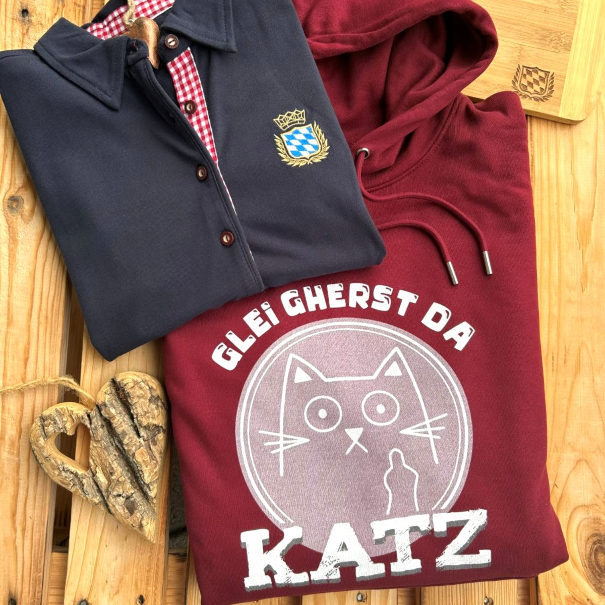 #KATZ Hoodie für Damen & Herren aus Bio-Baumwolle | Bayerischer Kapuzenpullover