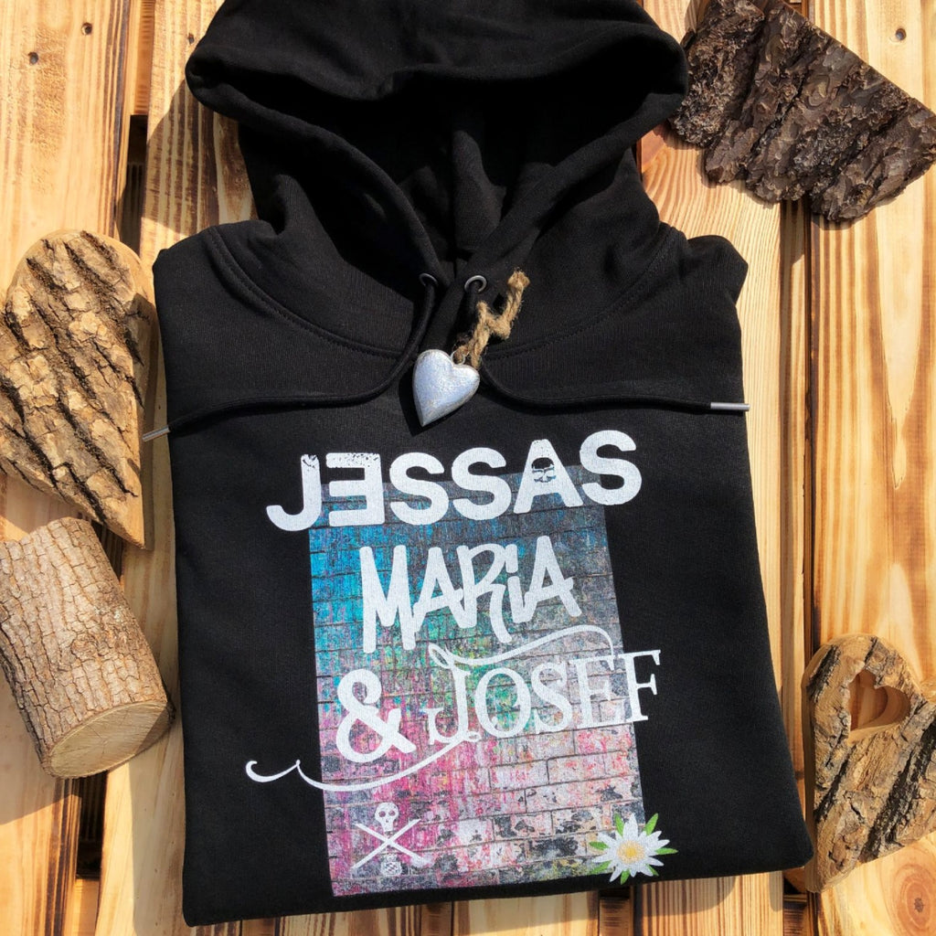 #JESSASMARIAJOSEF Hoodie für Damen & Herren aus Bio-Baumwolle | Bayerischer Kapuzenpullover