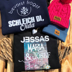 #JESSASMARIAJOSEF Hoodie für Damen & Herren aus Bio-Baumwolle | Bayerischer Kapuzenpullover