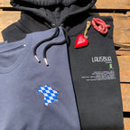 #LAUSBUA Herren Hoodie aus Bio-Baumwolle | Bayerischer Kapuzenpullover