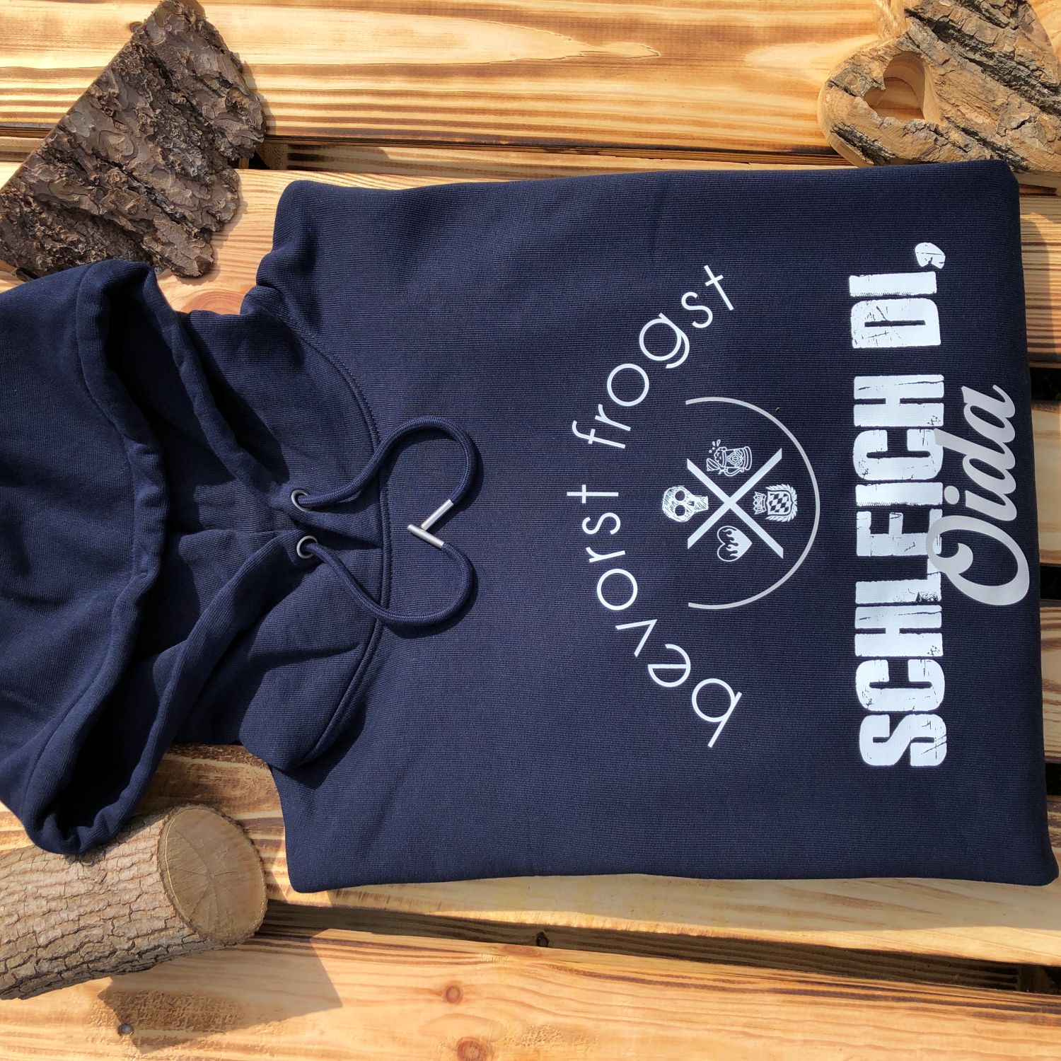 #SCHLEICHDI Hoodie für Damen & Herren aus Bio-Baumwolle | Bayerischer Kapuzenpullover