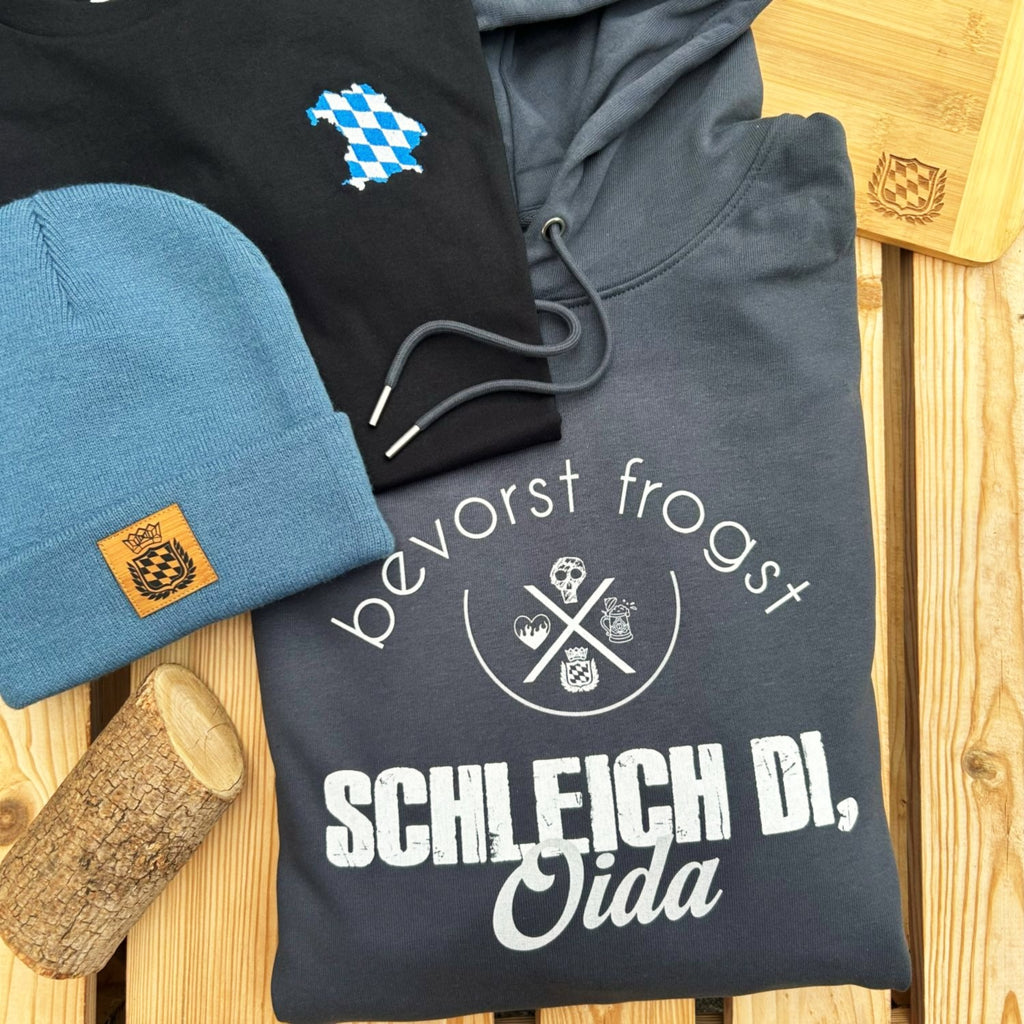 #SCHLEICHDI Hoodie für Damen & Herren aus Bio-Baumwolle | Bayerischer Kapuzenpullover