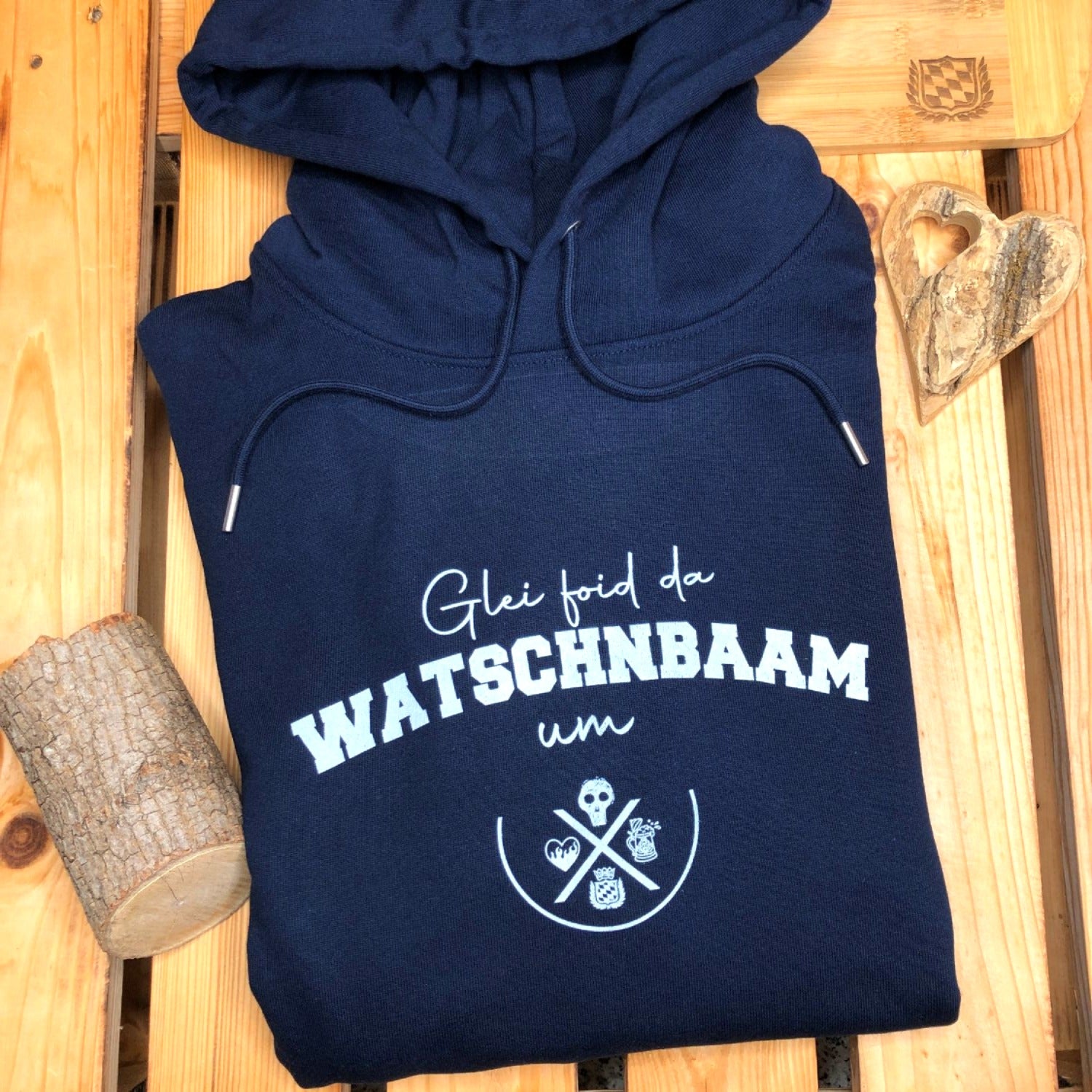 #WATSCHNBAAM Hoodie für Damen & Herren aus Bio-Baumwolle | Bayerischer Kapuzenpullover