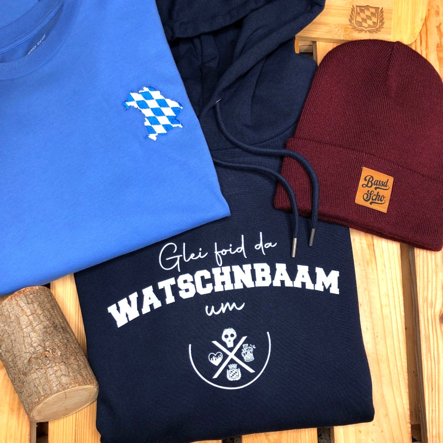 #WATSCHNBAAM Hoodie für Damen & Herren aus Bio-Baumwolle | Bayerischer Kapuzenpullover