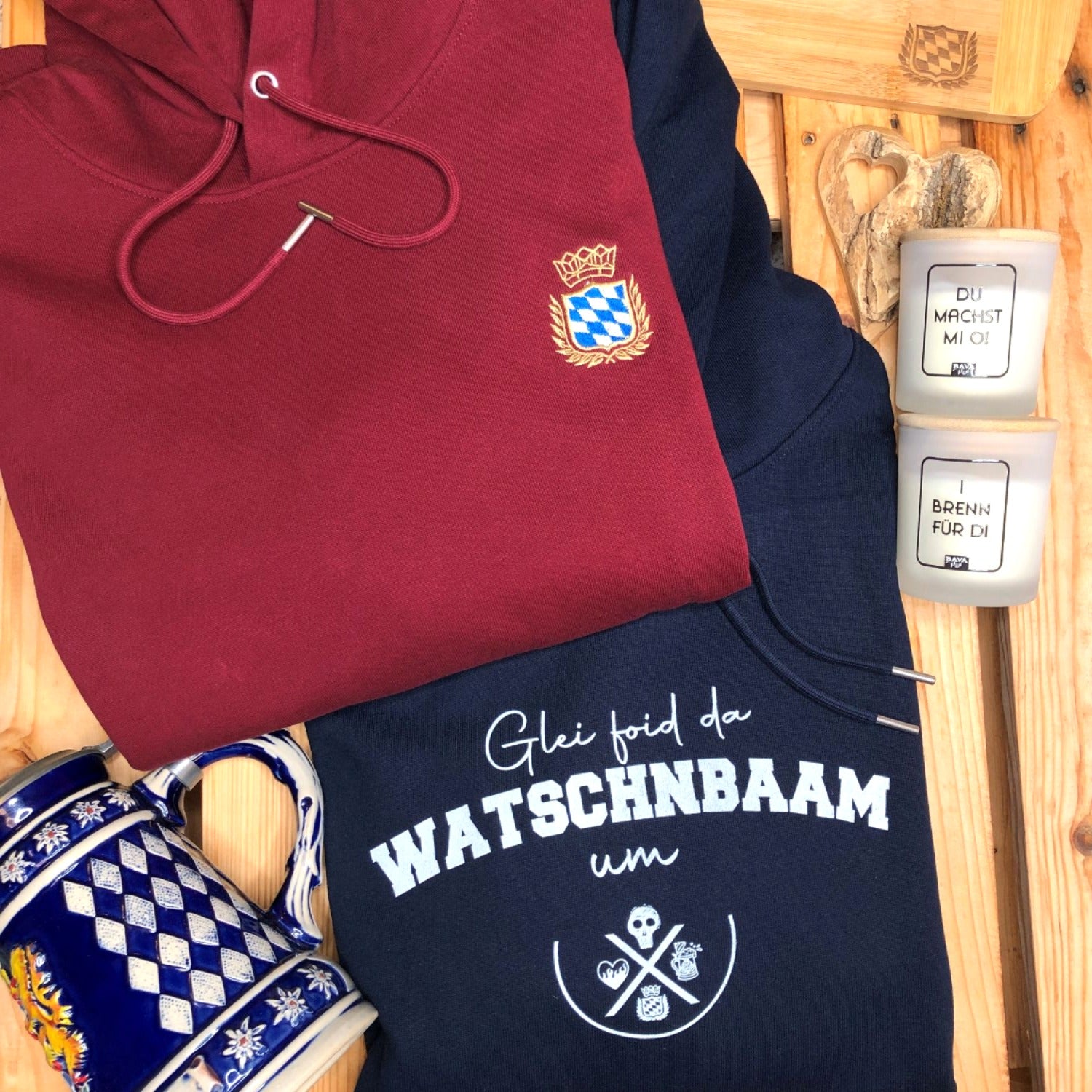 #WATSCHNBAAM Hoodie für Damen & Herren aus Bio-Baumwolle | Bayerischer Kapuzenpullover
