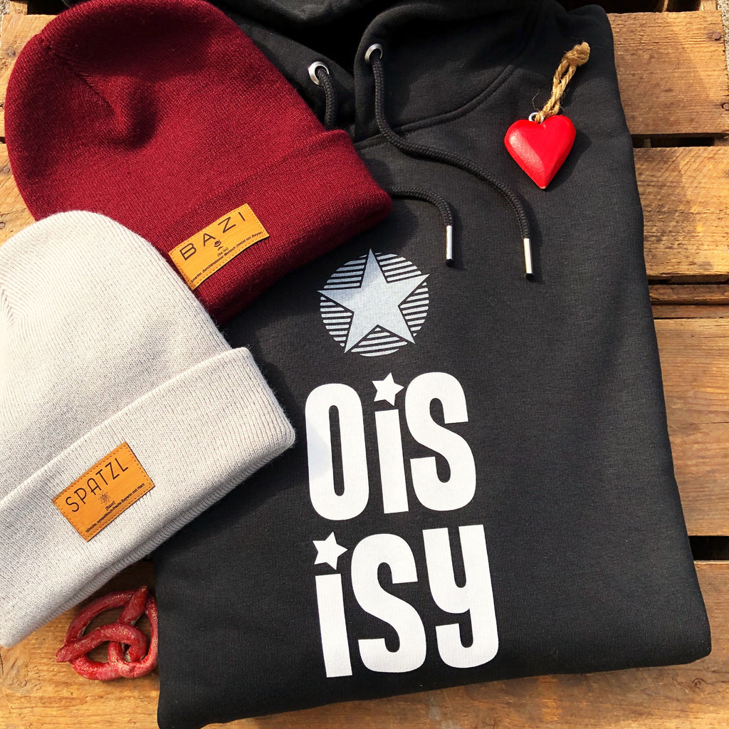 #OISISY Hoodie für Damen & Herren aus Bio-Baumwolle | Bayerischer Kapuzenpullover