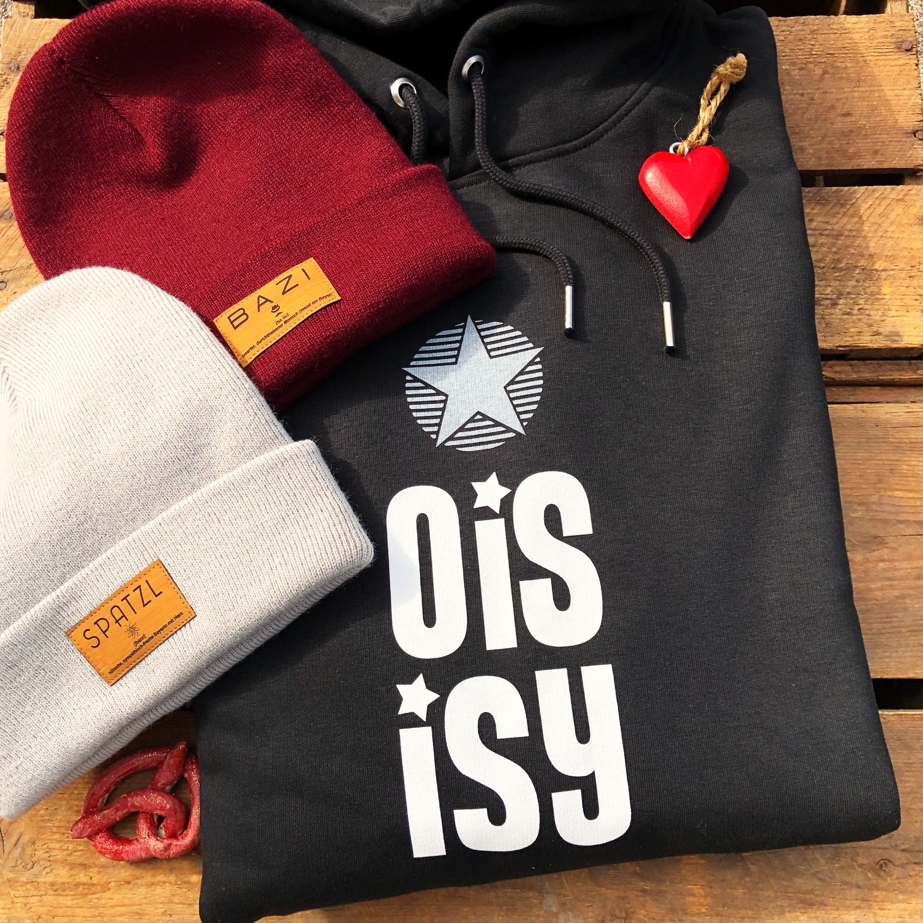 #OISISY Hoodie für Damen & Herren aus Bio-Baumwolle | Bayerischer Kapuzenpullover