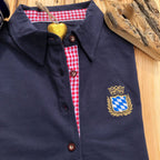#ROYALBAVARIAN Stick Trachtenpolo Damen