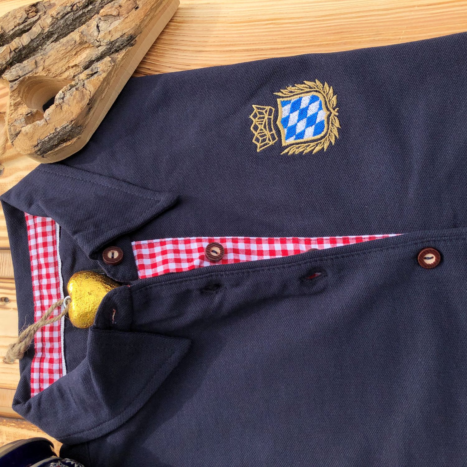 #ROYALBAVARIAN Stick Trachtenpolo Damen