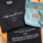 #BAGGLFOTZN Lexikon Damen T-Shirt aus Bio Baumwolle