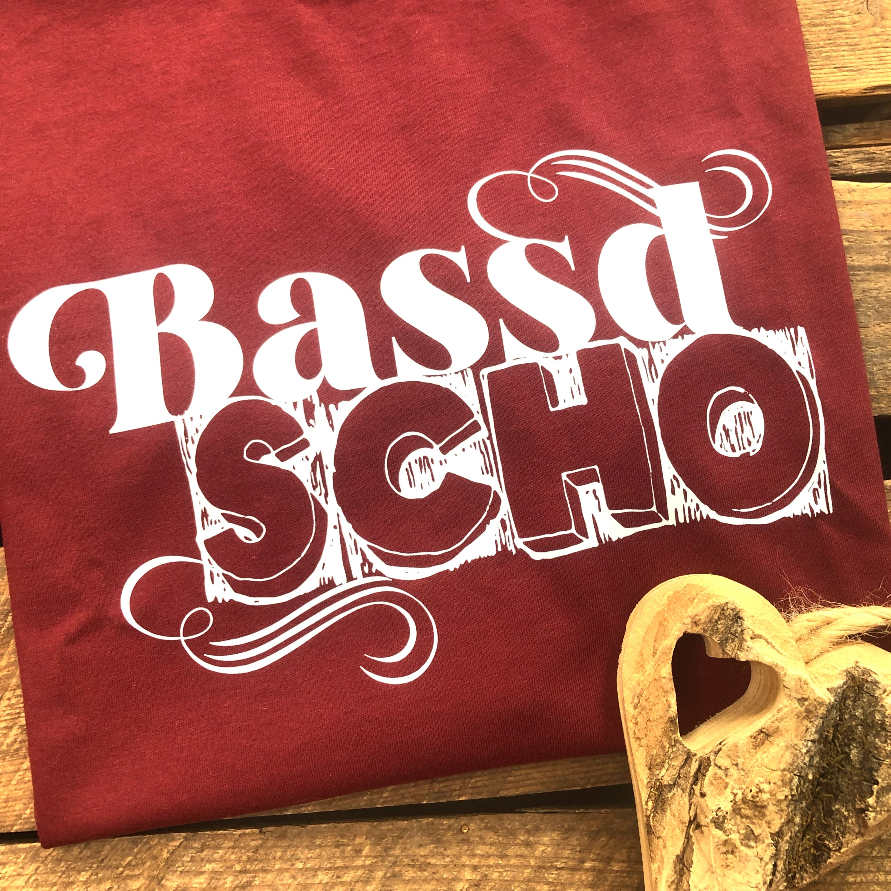 #BASSDSCHO Damen T-Shirt aus Bio Baumwolle