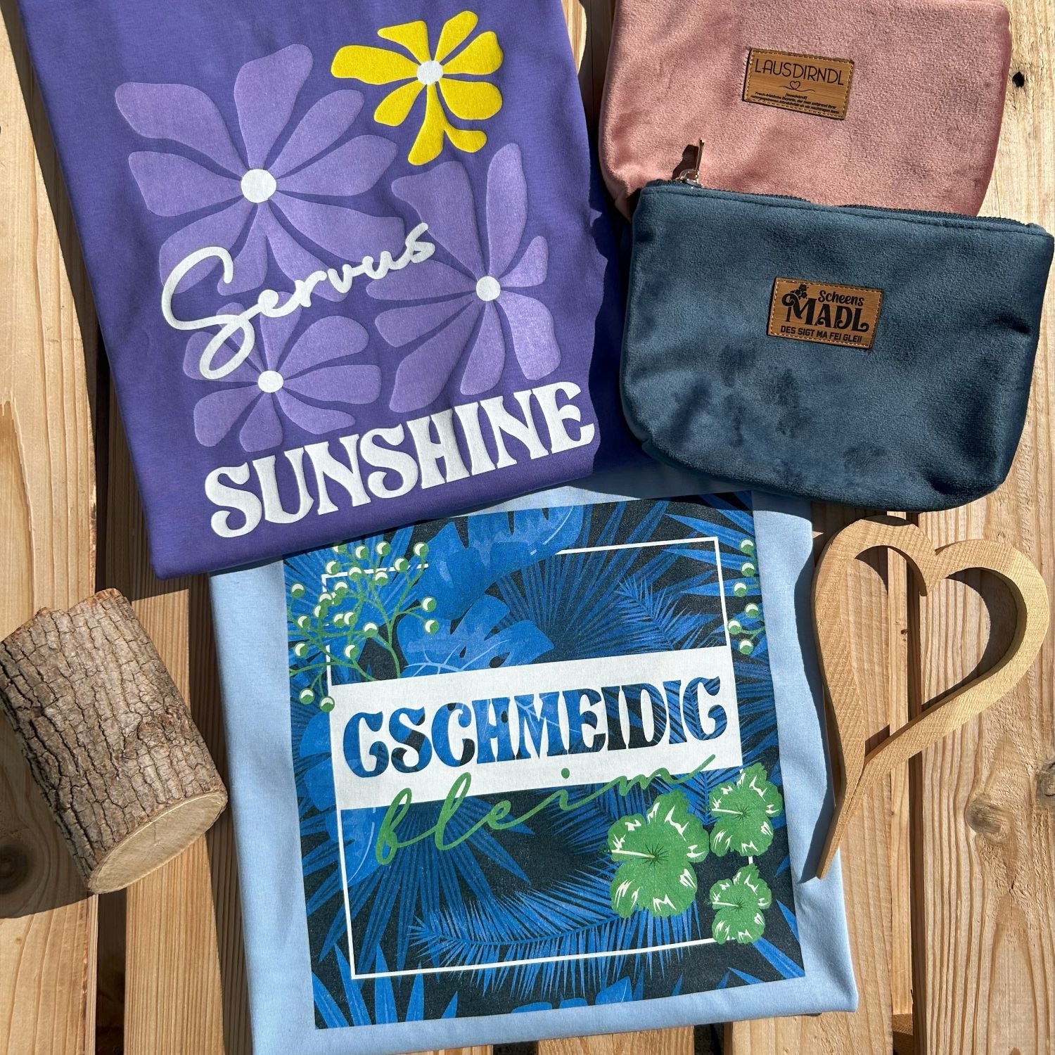 #GSCHMEIDIGBLEIM Damen T-Shirt aus Bio Baumwolle